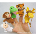 custom cute plush Hand Puppet/animal finger puppet toys